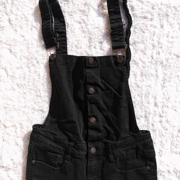 Machine Nouvelle Mode Black Overall Jeans - Picture 4 of 14